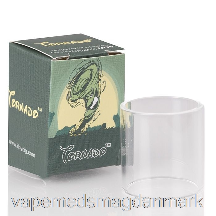 Vape Med Smag Ijoy Tornado & Nano Erstatningsglasrør Sort Til Gennemskinnelig